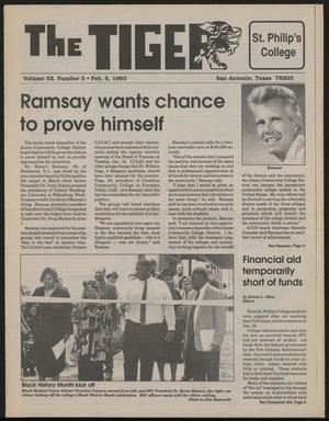 The Tiger (San Antonio, Tex.), Vol. 33, No. 5, Ed. 1 Friday, February 5, 1993