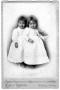 Photograph: [Portrait of Mary Conrad and Lucile Matthews in White Dresses]