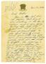 Letter: [Letter by James Sutherlin to his parents - 11/21/1944]