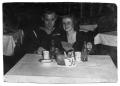 Photograph: [James E. Sutherlin and Arlene Goodwin Together at a Table]