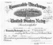 Text: [Honorable Disharge Certificate for James Edgar Sutherlin]