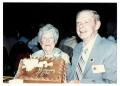 Photograph: [Photograph of Harry Wainwright with Birthday Cake]