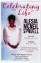 Pamphlet: [Funeral Program for Alesia Mcneil Spruell, May 25, 2015]