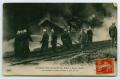 Postcard: [Postcard of Fire Fighters in Saint-Ouen]
