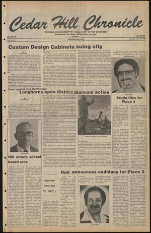 Cedar Hill Chronicle (Cedar Hill, Tex.), Vol. 16, No. 29, Ed. 1 Thursday, March 20, 1980