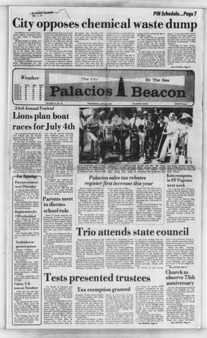 Primary view of Palacios Beacon (Palacios, Tex.), Vol. 75, No. 25, Ed. 1 Wednesday, June 23, 1982