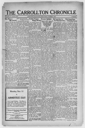 Primary view of The Carrollton Chronicle (Carrollton, Tex.), Vol. 31, No. 52, Ed. 1 Friday, November 8, 1935