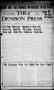 Newspaper: The Denison Press (Denison, Tex.), Vol. 1, No. 30, Ed. 1 Friday, Octo…