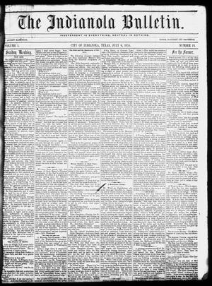 The Indianola Bulletin. (Indianola, Tex.), Vol. 1, No. 13, Ed. 1 Friday, July 6, 1855