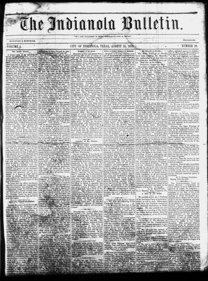 The Indianola Bulletin. (Indianola, Tex.), Vol. 1, No. 20, Ed. 1 Friday, August 31, 1855