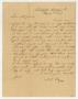 Letter: [Letter from D. C. Riley to Dr. Joseph Pound, November 26, 1899]