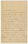 Letter: [Letter from Ida Moses to her Uncle, Dr. Joseph Pound, October 12, 19…