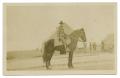 Postcard: [Photograph of Soldier on a Horse]