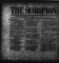 Newspaper: The Scorpion (Austin, Tex.), Vol. 1, No. 1, Ed. 1, Monday, May 7, 1860