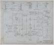 Technical Drawing: Abercrombie Residence, Archer City, Texas: Foundation Plan
