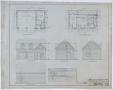 Technical Drawing: Over Residence, Abilene, Texas: Plans and Elevations
