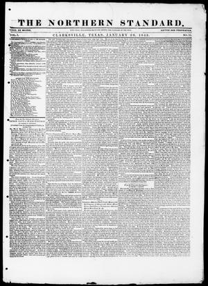 Primary view of The Northern Standard. (Clarksville, Tex.), Vol. 1, No. 21, Ed. 1, Saturday, January 28, 1843