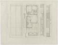 Technical Drawing: Bryan Air Force Base Housing: Floor Plan Types 1 & 2