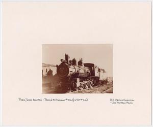 Primary view of [Train Engine #316 and Car]