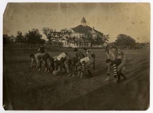 Football Players at Carlisle Military Academy in Arlington