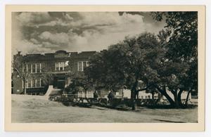 [Postcard of Gatesville, Texas High School Exterior]