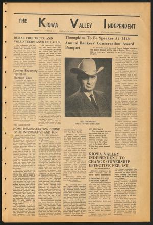 Primary view of The Kiowa Valley Independent (Darrouzett, Tex.), Vol. 2, No. 18, Ed. 1 Tuesday, January 28, 1964