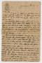 Letter: [Letter from Daniel Webster Kempner to Isaac Herbert Kempner, August …