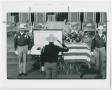 Photograph: [Honor Guard Saluting Barbara Jordan at Her Funeral Service]