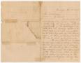 Letter: [Letter from Anson Jones to David C. Dickson, September 8, 1857]