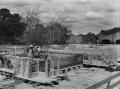 Photograph: [Beginning Construction of Framing of Shelton Chapel]