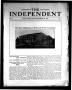 Newspaper: The Independent (Fort Worth, Tex.), Vol. 1, No. 1, Ed. 1 Saturday, Se…