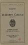 Book: Bulletin of McMurry College, 1927 summer quarter