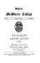 Book: Bulletin of McMurry College, 1934 summer session