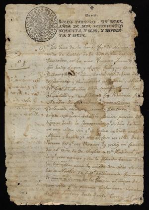 Primary view of [Letter from José de Jesús de la Garza to the Conde de la Sierra Gorda, January 22, 1797]