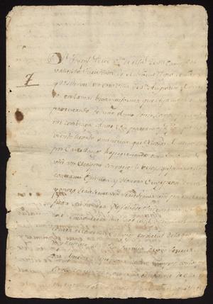 Primary view of [Petition and Decree from Joseph Pérez and Tomás Sánchez]