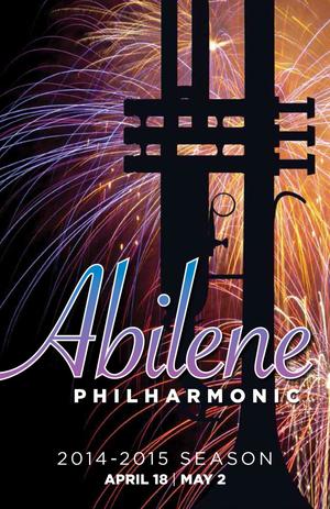 Abilene Philharmonic Playbill: April 18-May 2, 2015