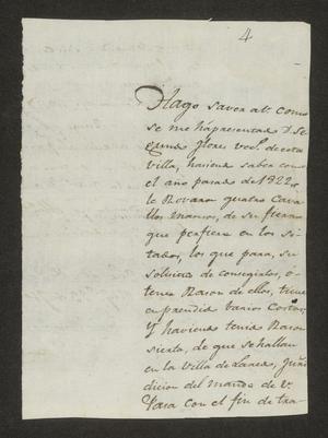 Primary view of [Letter from José Antonio de León to the Laredo Alcalde, February 23, 1823]