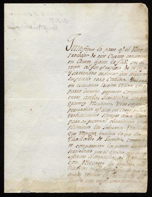 Primary view of [Letter from José María García to Ildefonso Ramón, September 6, 1819]