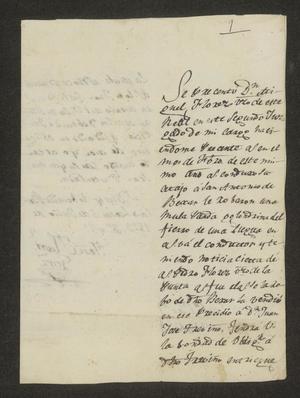 Primary view of [Letter from José Manuel González to José María Tovar, July 5, 1823]