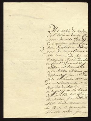 Primary view of [Letter from José Andrés Farías to the Laredo Alcalde, December 6, 1831]