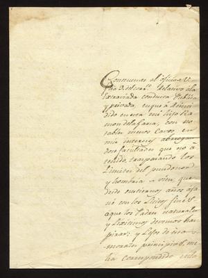 Primary view of [Letter from José María de la Garza to the Laredo Alcalde, February 10, 1831]