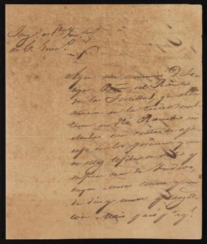 Primary view of [Letter from Juzgado Vela to the Laredo Alcalde, June 29, 1845]