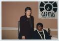Photograph: [Barbara Jordan and Donna Lopiano at Caritas Dinner]