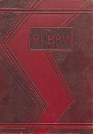 The Burro, Yearbook of Mineral Wells High School, 1931