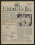 Journal/Magazine/Newsletter: Historic Dallas, Volume 13, Number 4, August-September 1989