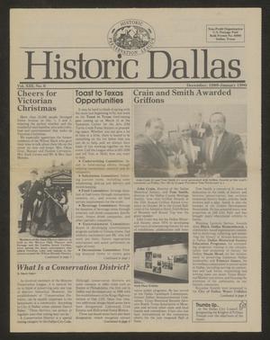 Historic Dallas, Volume 13, Number 6, December 1989-January 1990