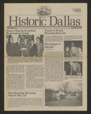 Historic Dallas, Volume 13 Number 2, April-May 1989