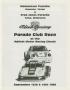 Pamphlet: [Program: Parade Club Race, September 13-14, 1996]