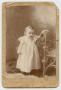 Photograph: [Portrait of a Young Girl With Her Hand on a Chair]