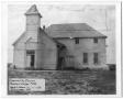 Photograph: [Community Church, Masonic Lodge No. 999, Haslet School]